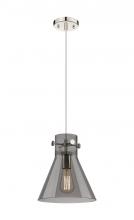 Innovations Lighting 410-1PM-PN-G411-10SM - Newton Cone - 1 Light - 10 inch - Polished Nickel - Cord hung - Pendant