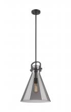 Innovations Lighting 410-1SL-BK-G411-14SM - Newton Cone - 1 Light - 14 inch - Matte Black - Pendant