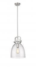 Innovations Lighting 410-1SM-SN-G412-10SDY - Newton Bell - 1 Light - 10 inch - Satin Nickel - Mini Pendant