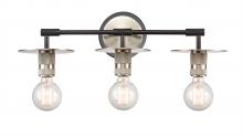 Innovations Lighting 431-3W-BSN - Aurora - 3 Light - 22 inch - Black Satin Nickel - Bath Vanity Light