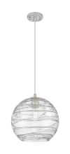 Innovations Lighting 434-1P-SN-G1213-10CL - Crown Point - 1 Light - 10 inch - Satin Nickel - Pendant
