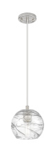 Innovations Lighting 434-1P-SN-G1213-6CL - Crown Point - 1 Light - 6 inch - Satin Nickel - Pendant