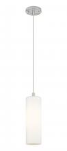 Innovations Lighting 434-1P-SN-G434-12WH - Crown Point - 1 Light - 5 inch - Satin Nickel - Pendant