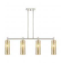 Innovations Lighting 434-4I-PN-G434-12ME - Crown Point - 4 Light - 44 inch - Polished Nickel - Island Light