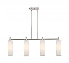 Innovations Lighting 434-4I-SN-G434-12WH - Crown Point - 4 Light - 44 inch - Satin Nickel - Island Light