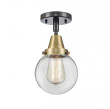 Innovations Lighting 447-1C-BAB-G202-6 - Beacon - 1 Light - 6 inch - Black Antique Brass - Flush Mount