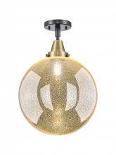 Innovations Lighting 447-1C-BAB-G208-12 - Beacon - 1 Light - 12 inch - Black Antique Brass - Flush Mount
