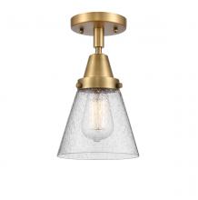 Innovations Lighting 447-1C-BB-G64 - Cone - 1 Light - 6 inch - Brushed Brass - Flush Mount