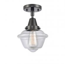 Innovations Lighting 447-1C-BK-G532 - Oxford - 1 Light - 8 inch - Matte Black - Flush Mount