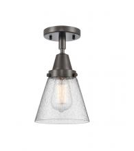 Innovations Lighting 447-1C-OB-G64 - Cone - 1 Light - 6 inch - Oil Rubbed Bronze - Flush Mount