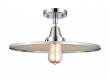 Innovations Lighting 447-1C-PC-MFR-PC-16 - Appalachian - 1 Light - 16 inch - Polished Chrome - Flush Mount