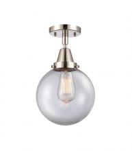 Innovations Lighting 447-1C-PN-G202-8 - Beacon - 1 Light - 8 inch - Polished Nickel - Flush Mount