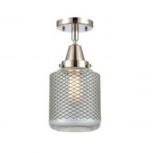 Innovations Lighting 447-1C-PN-G262 - Stanton - 1 Light - 6 inch - Polished Nickel - Flush Mount