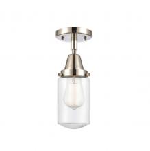 Innovations Lighting 447-1C-PN-G312 - Dover - 1 Light - 5 inch - Polished Nickel - Flush Mount