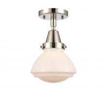 Innovations Lighting 447-1C-PN-G321 - Olean - 1 Light - 7 inch - Polished Nickel - Flush Mount