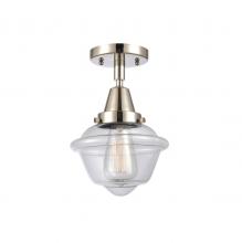 Innovations Lighting 447-1C-PN-G532 - Oxford - 1 Light - 8 inch - Polished Nickel - Flush Mount