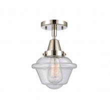 Innovations Lighting 447-1C-PN-G534 - Oxford - 1 Light - 8 inch - Polished Nickel - Flush Mount