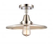 Innovations Lighting 447-1C-PN-MFR-PN-12 - Appalachian - 1 Light - 12 inch - Polished Nickel - Flush Mount