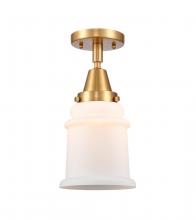 Innovations Lighting 447-1C-SG-G181 - Canton - 1 Light - 6 inch - Satin Gold - Flush Mount