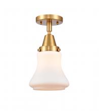 Innovations Lighting 447-1C-SG-G191 - Bellmont - 1 Light - 6 inch - Satin Gold - Flush Mount