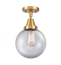 Innovations Lighting 447-1C-SG-G202-8 - Beacon - 1 Light - 8 inch - Satin Gold - Flush Mount