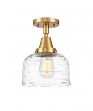 Innovations Lighting 447-1C-SG-G713 - Bell - 1 Light - 8 inch - Satin Gold - Flush Mount