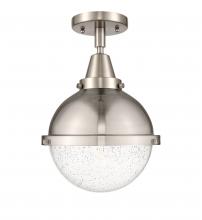 Innovations Lighting 447-1C-SN-HFS-84-SN - Hampden - 1 Light - 9 inch - Brushed Satin Nickel - Flush Mount