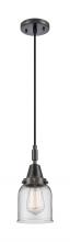 Innovations Lighting 447-1P-BK-G52 - Bell - 1 Light - 5 inch - Matte Black - Mini Pendant