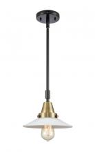 Innovations Lighting 447-1S-BAB-G1 - Halophane - 1 Light - 9 inch - Black Antique Brass - Mini Pendant