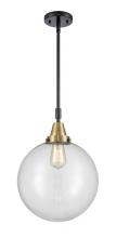 Innovations Lighting 447-1S-BAB-G201-12 - Beacon - 1 Light - 12 inch - Black Antique Brass - Mini Pendant