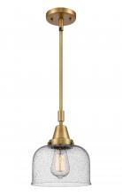 Innovations Lighting 447-1S-BB-G74 - Bell - 1 Light - 8 inch - Brushed Brass - Mini Pendant