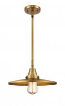 Innovations Lighting 447-1S-BB-MFR-BB-12 - Appalachian - 1 Light - 12 inch - Brushed Brass - Mini Pendant