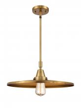 Innovations Lighting 447-1S-BB-MFR-BB-16 - Appalachian - 1 Light - 16 inch - Brushed Brass - Mini Pendant