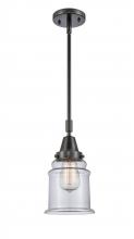 Innovations Lighting 447-1S-BK-G182 - Canton - 1 Light - 7 inch - Matte Black - Mini Pendant