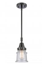 Innovations Lighting 447-1S-BK-G184S - Canton - 1 Light - 7 inch - Matte Black - Mini Pendant