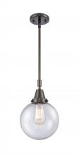 Innovations Lighting 447-1S-OB-G204-8 - Beacon - 1 Light - 8 inch - Oil Rubbed Bronze - Mini Pendant