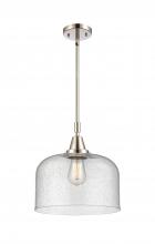 Innovations Lighting 447-1S-PN-G74-L - Bell - 1 Light - 12 inch - Polished Nickel - Mini Pendant