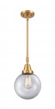 Innovations Lighting 447-1S-SG-G202-8 - Beacon - 1 Light - 8 inch - Satin Gold - Mini Pendant