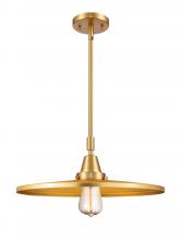 Innovations Lighting 447-1S-SG-MFR-SG-16 - Appalachian - 1 Light - 16 inch - Satin Gold - Mini Pendant