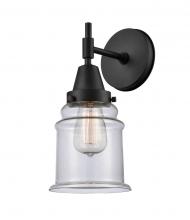 Innovations Lighting 447-1W-BK-G182 - Canton - 1 Light - 6 inch - Matte Black - Sconce