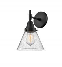 Innovations Lighting 447-1W-BK-G44 - Cone - 1 Light - 8 inch - Matte Black - Sconce