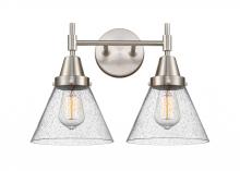 Innovations Lighting 447-2W-SN-G44 - Cone - 2 Light - 17 inch - Satin Nickel - Bath Vanity Light