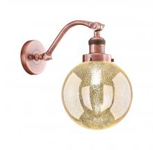 Innovations Lighting 515-1W-AC-G208-8 - Beacon - 1 Light - 8 inch - Antique Copper - Adjustable Sconce