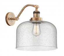 Innovations Lighting 515-1W-BB-G74-L - Bell - 1 Light - 12 inch - Brushed Brass - Sconce