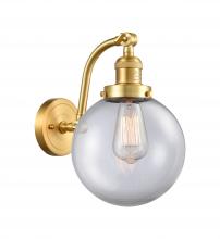 Innovations Lighting 515-1W-SG-G202-8 - Beacon - 1 Light - 8 inch - Satin Gold - Sconce