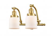 Innovations Lighting 515-2W-SG-G51 - Bell - 2 Light - 18 inch - Satin Gold - Bath Vanity Light