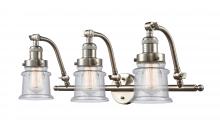 Innovations Lighting 515-3W-SN-G184S - Canton - 3 Light - 28 inch - Brushed Satin Nickel - Bath Vanity Light