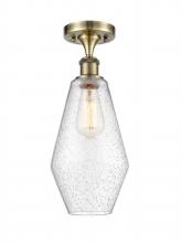 Innovations Lighting 516-1C-AB-G654-7 - Cindyrella - 1 Light - 7 inch - Antique Brass - Semi-Flush Mount