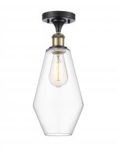 Innovations Lighting 516-1C-BAB-G652-7 - Cindyrella - 1 Light - 7 inch - Black Antique Brass - Semi-Flush Mount