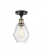 Innovations Lighting 516-1C-BAB-G654-6 - Cindyrella - 1 Light - 6 inch - Black Antique Brass - Semi-Flush Mount